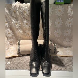 Elphaba inspired Black Women's Knee-High Leather Boots
